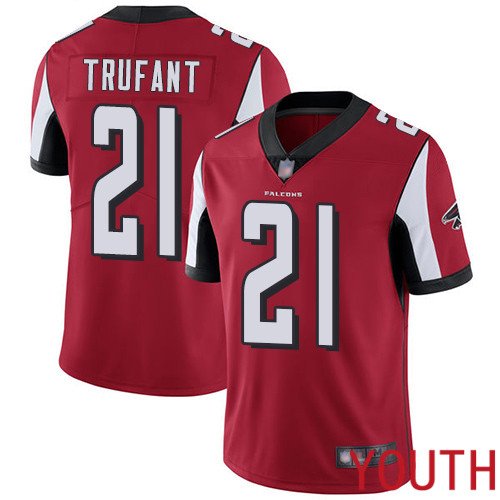 Atlanta Falcons Limited Red Youth Desmond Trufant Home Jersey NFL Football 21 Vapor Untouchable